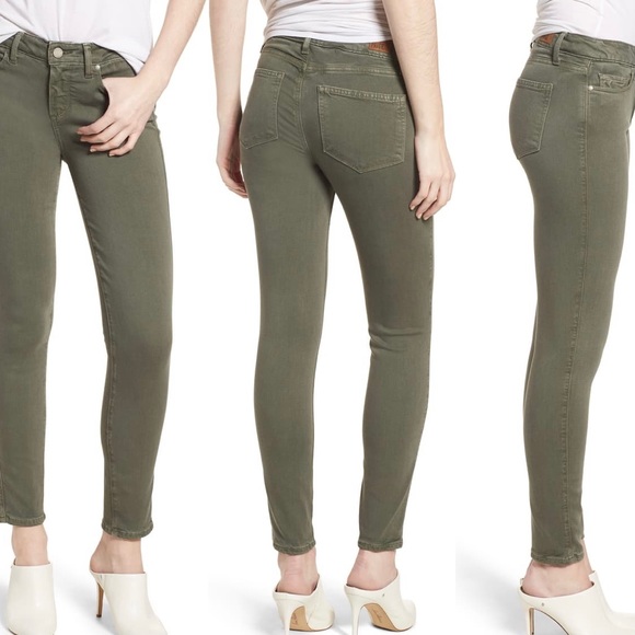 PAIGE Denim - Paige skinny green jeans